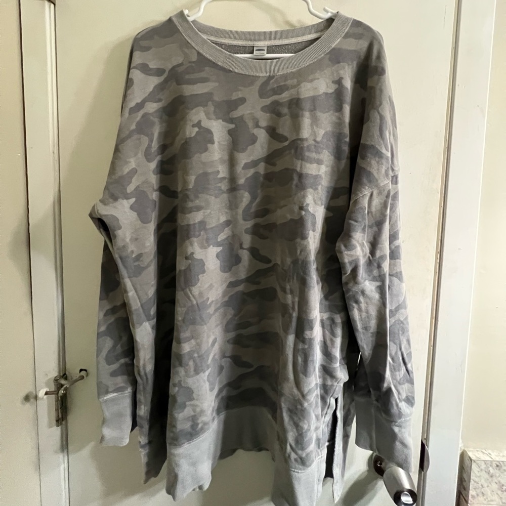 Brand-new Old Navy oversized shirt, camo